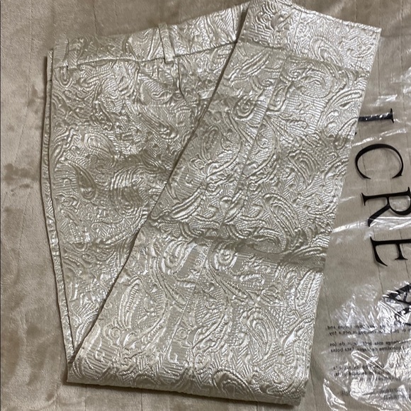 Chic Metallic Patterned Pants - Picture 1 of 5